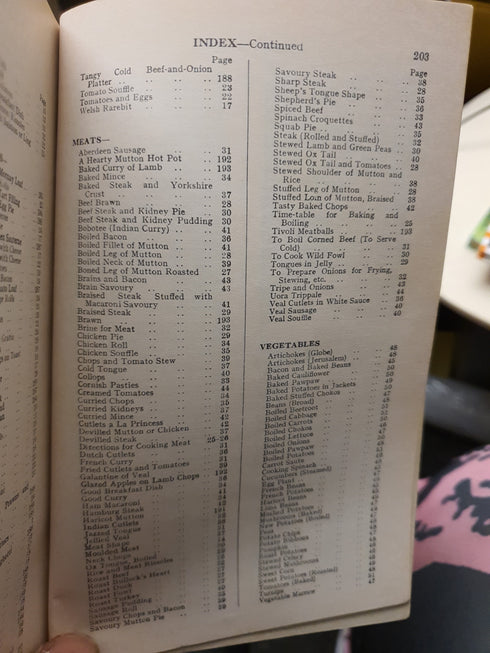 Bundaberg Branch CWA Cookery Book 1982